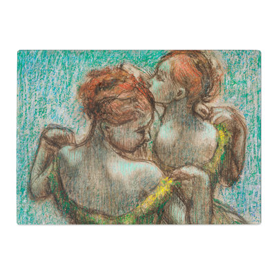 Two Ballet Ballerina Dancers by Edgar Degas Chopping Board