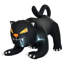 Chat gonflable géant Halloween