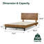 Lirim Solid Wood Platform Bed Frame with Adjustable Headboard-1635340068-1705268346