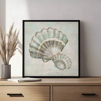 «Seashells I» par Mollie B., reproduction d'art