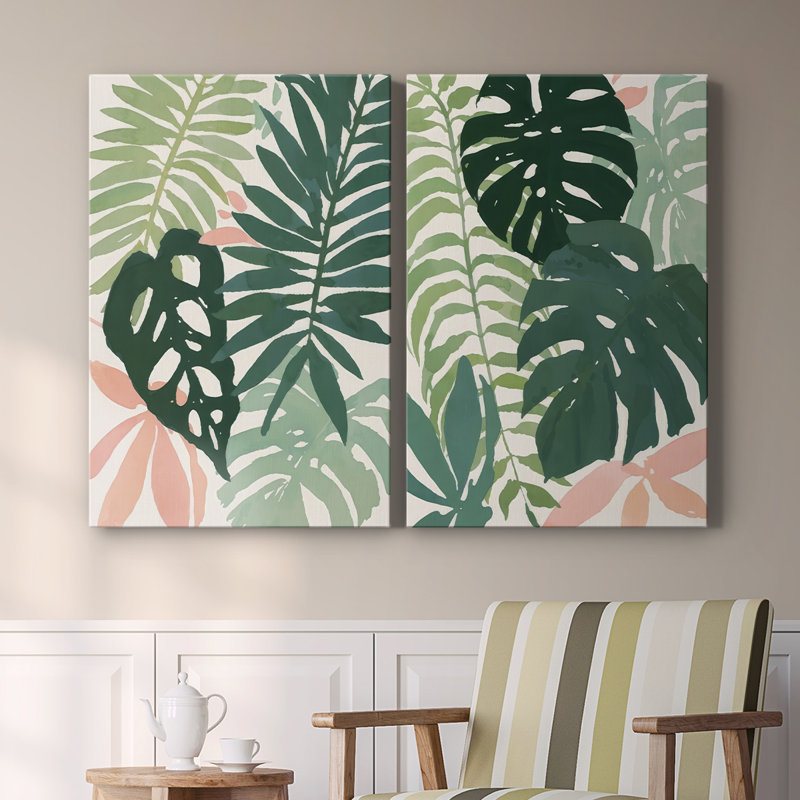 Toile tendue tropicale I-Premium Gallery - prêt à accrocher, H 60 po x l 80 po