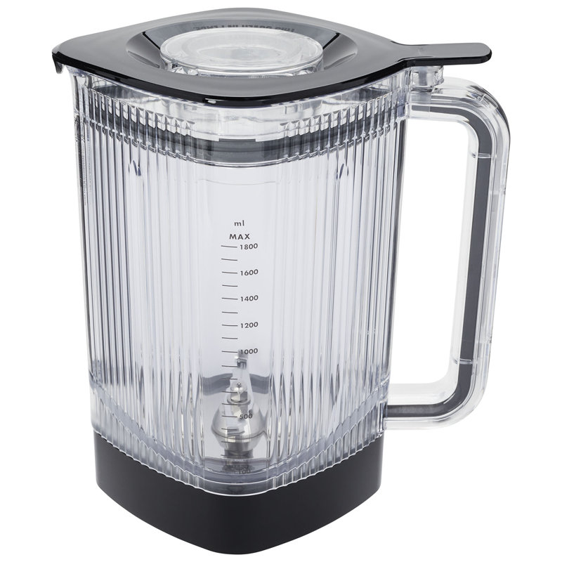 ZWILLING Enfinigy 60-Oz Power Blender Jar With Cross Blade And Vacuum Lid - Black