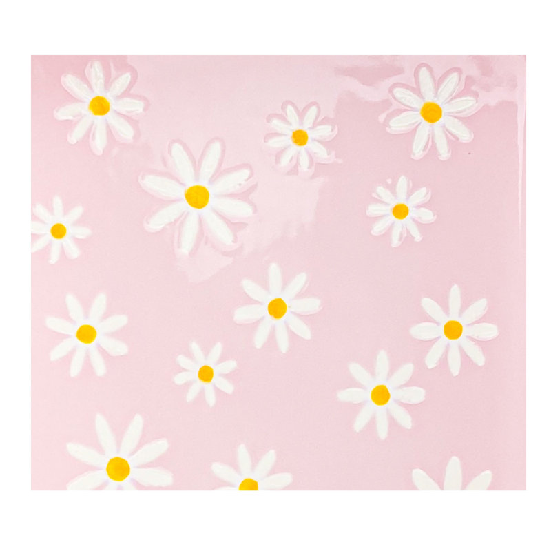 10 boulanger rectangulaire à pois 10 Strawberry Street Daisy, Rose