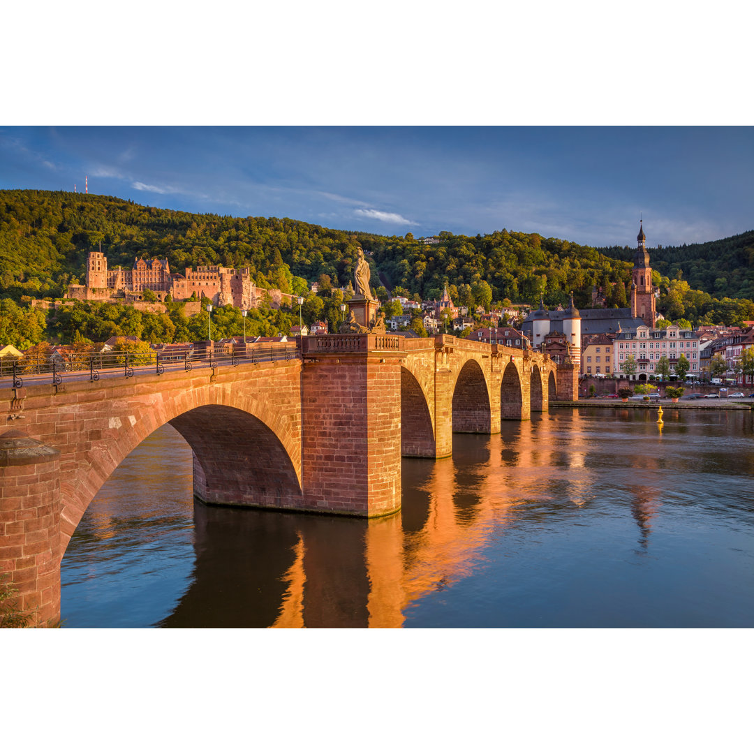 Heidelberg von RudyBalasko - Leinwandbild