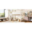Lit mezzanine double avec garde-corps pleine longueur, lit mezzanine en bois massif avec échelles et vaste espace sous le lit, beige-1127596822-1127596825
