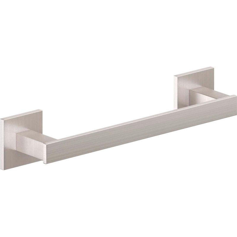 Morro Bay Hand Towel Bar, Satin Nickel, 1.94" H x 10.94" W x 2.19" D