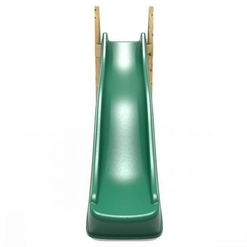 Rebo Indoor Wave Slide, Dark Green