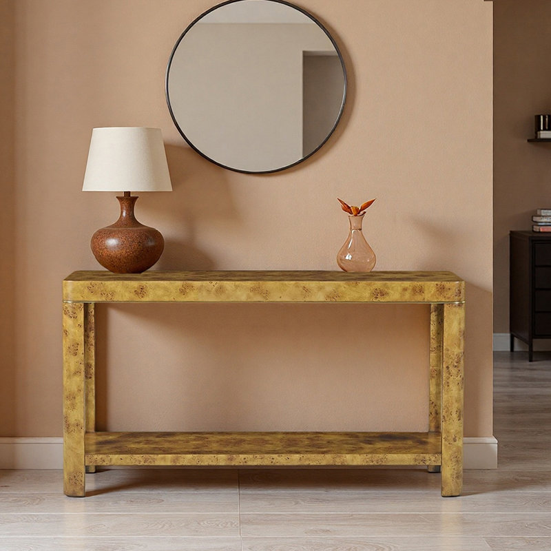 Console française rétro simple, H 36,6 po x l 70,9 po x P 17,7 po