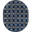Tapis bleu contemporain Contemporary Glitzy-2107515722