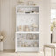 Armoire de cuisine avec comptoir pliable et prise électrique-1753092334