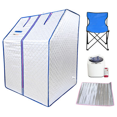 Enjoy Personal Time At Home - Portable Steam Tent Heater, Chair, Remote 28.58In X 38.8In Spec Equipment With W D H Data