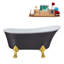 1399.5mm x 680.7mm Freestanding Soaking Acrylic Bathtub-521847222-521847180