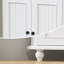 Armoire d'appoint 53,1 '', armoire d'angle avec porte vitrée-1513321821