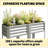 Outdoor Elevated Planter Box,Raised Garden Bed