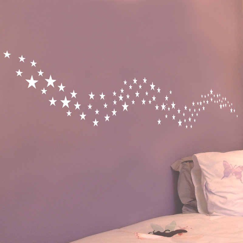 Starburst Wall Sticker, Magenta