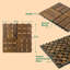 10 carreaux de plancher en bois d'acacia 10 pi