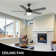 52 Inch 5 Blades DC Motor Ceiling Fan with Pull Chains and Light Kit