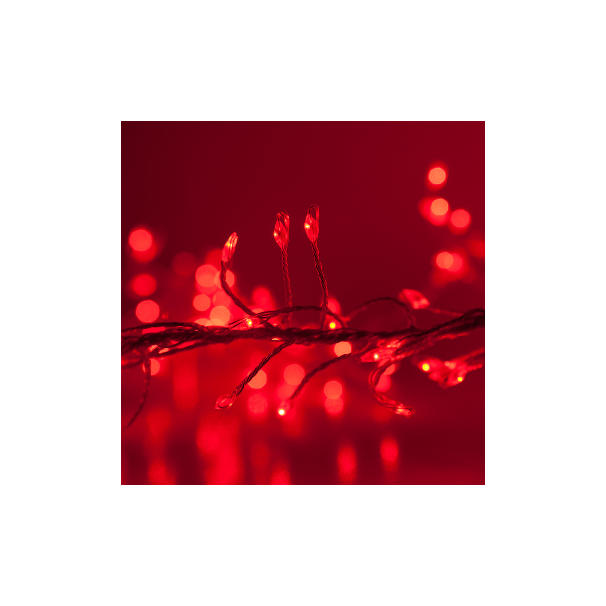 96'' LED String Lights, Red