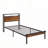 Metal Frame Bed with USB,LED Lights-228357056