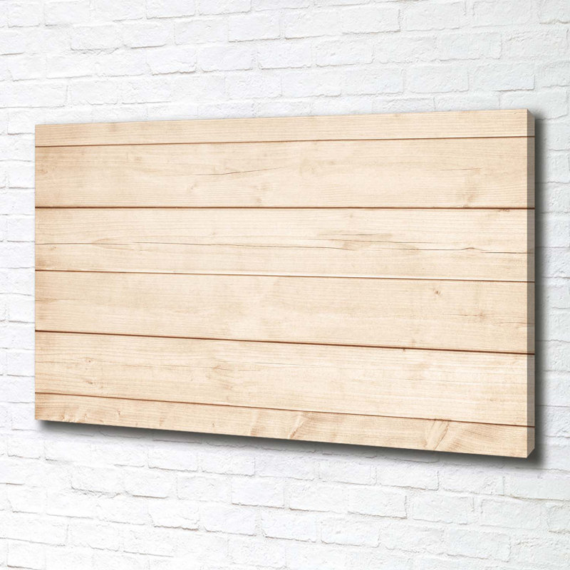 Wooden Background - Wrapped Canvas Print