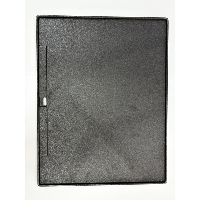 Gril carré réversible en fonte 45,7 x 35,6 cm (18 x 14 pouces) - Idéal pour les steaks, faces planes et irrégulières, facile à nettoyer, sûr. Plaque de cuisson réversible 45,7 x 35,6 cm (18 x 14 pouces), faces planes et irrégulières, sécuritaire, facile d'entretien.