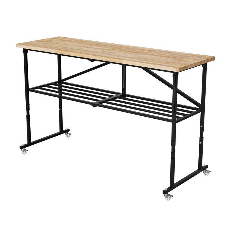 Table de travail pliante en bloc robuste SmartFold