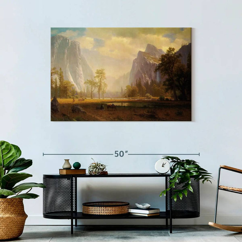 Alvord regardant la vallée de Yosemite, H 30 po x l 45 po