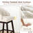 Arihan Swivel Upholstered Counter Stool with Solid Wood Frame-1526921970