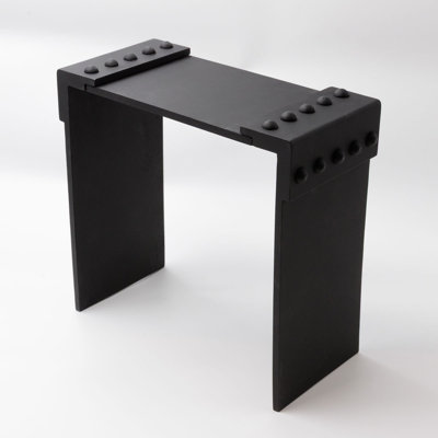 ForgeCraft Medium Adjustable 6" Wide Beam Strap, (Designed for Beam Sizes from 7.5"W x 7.5"H to 12"W x 12"H), Urethane, Factory Painted Black