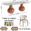 Ensemble de salle à manger Otelia 9 pièces (grand modèle)-903349078-981384194-981384223