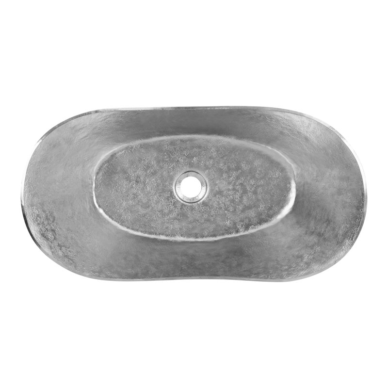 Terra Firma 23'' L Bathroom Sink, Nickel