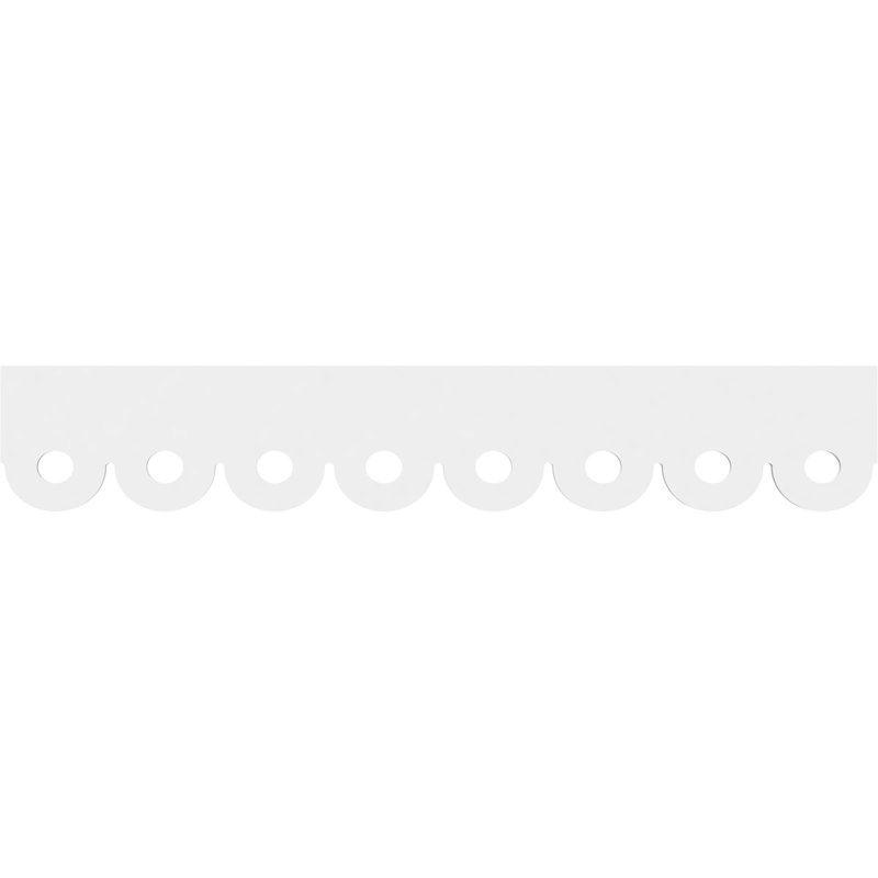 Garniture de sol en PVC de qualité architecturale H 8 po x P 5/8 po x L 48 po Hudson, H 8 po x L 48 po x P 0,63 po
