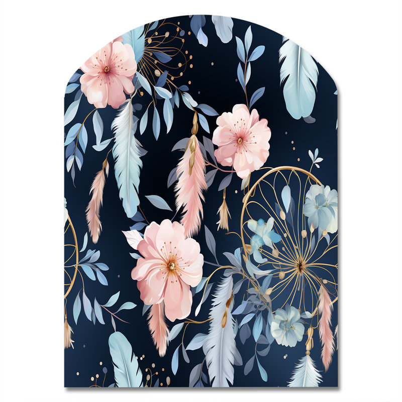 Tizian - art mural en métal Floral, H 34 po x l 25 po