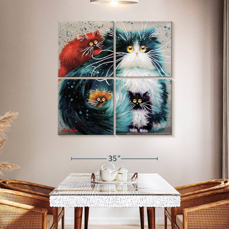 Brampt Purrenting, 45" H x 45" W