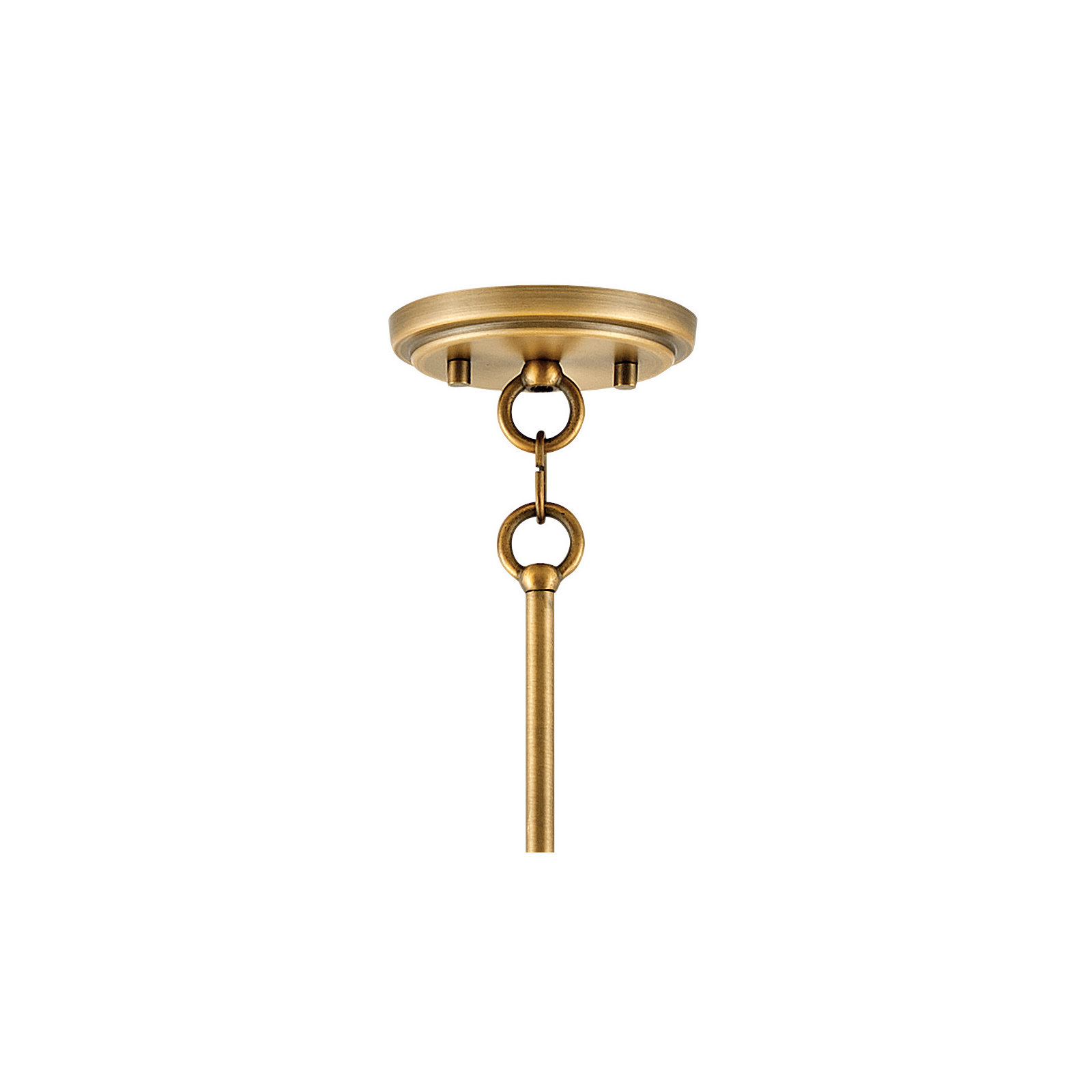 Moxie Single Light Metal Dimmable Pendant, Lacquered Dark Brass