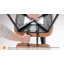 PU Leather Upholstered Side Dining Chairs Set with Backrest (Set of 4)-110573517