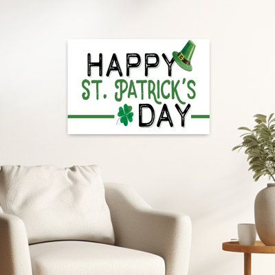 Joyeuse fête de la Saint-Patrick, art printanier contemporain