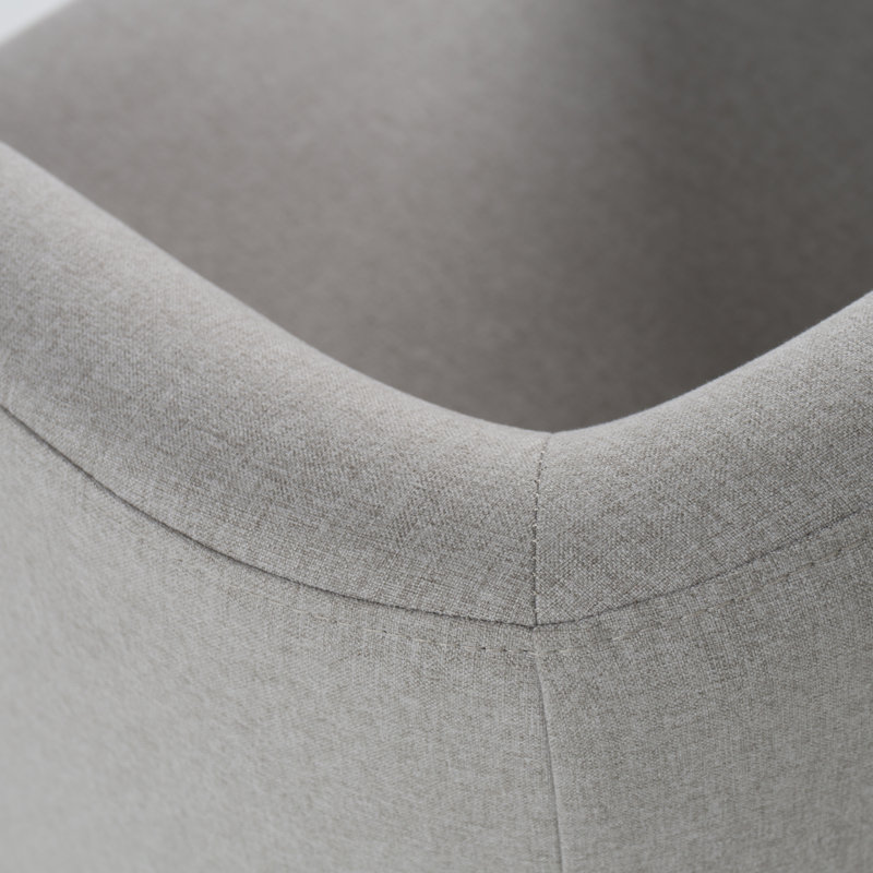 Fauteuil rembourrée Echo, Gris clair