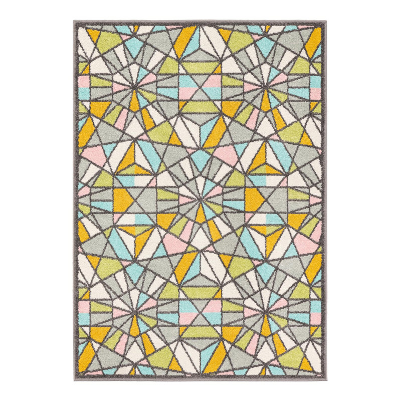 Tapis pour enfant Unique Loom Vivid Whimsy, Rectangle 4 pi 1 po x 6 pi 1 po