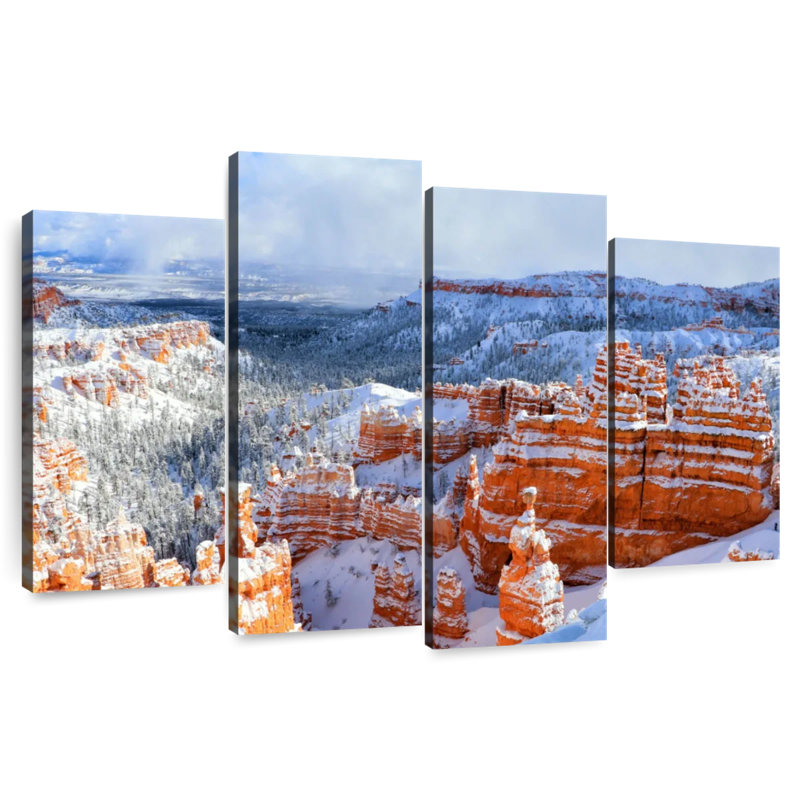 Hiver à Bryce Canyon, H 22 po x l 36 po