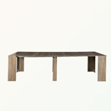 Mallary Drop Leaf extendable Dining Table,Multifunctional extendable console table