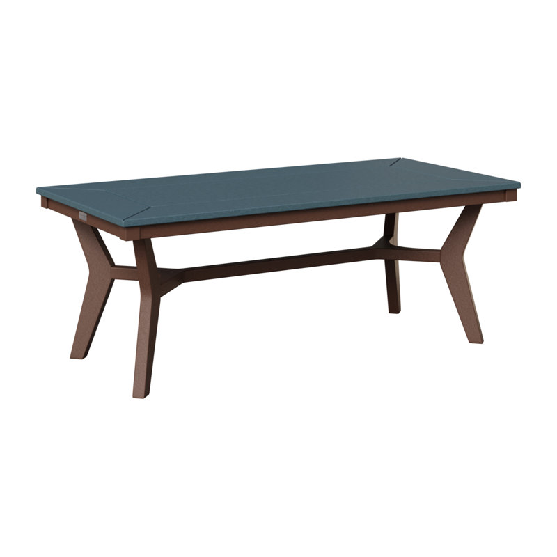 Table basse berlinoise Berlin, Ardoise, Chocolat / Brun