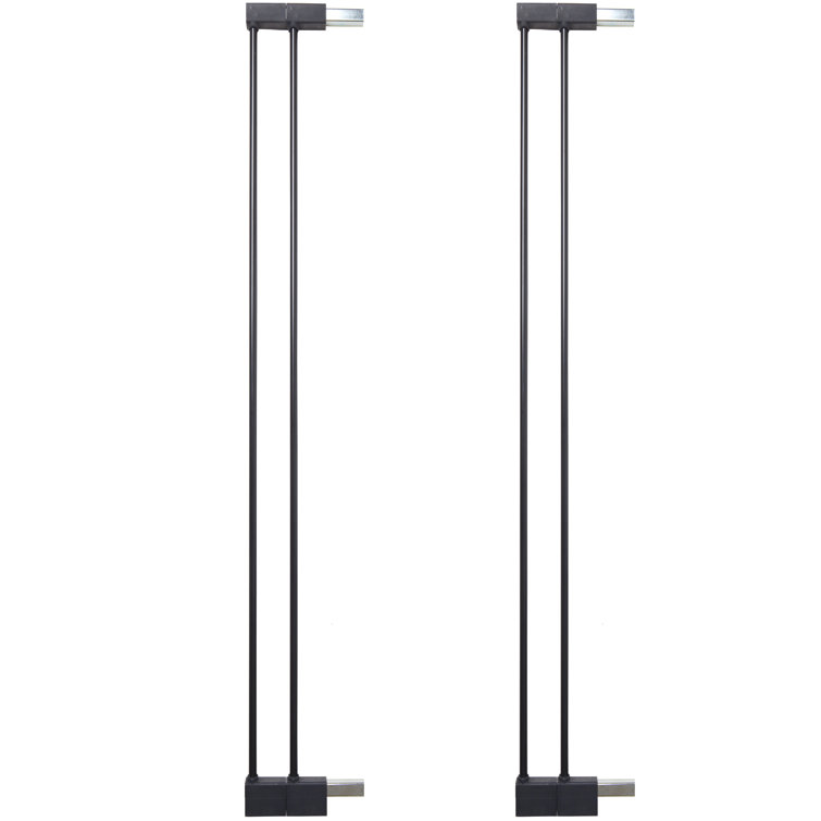 Extension Kit for DogSpace Rocky Extra Tall Pet Gate, Black