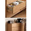 Cabinet d'appoint pratique et simple en bois massif