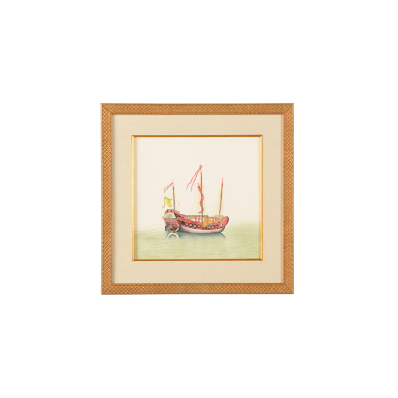 Chin Junks-Yellw Sail Print
