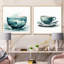 Green Green Teacup Delight I - ensemble d'art mural chinois sur toile, 2 pièces-102587459-102587462