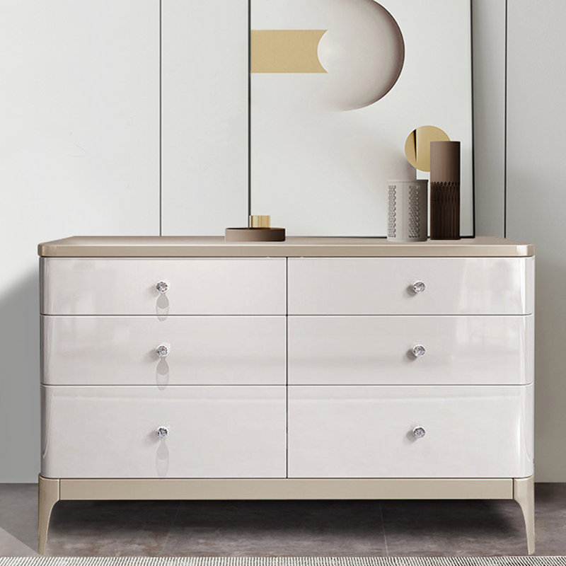 Light luxury six-bucket cabinet simple locker