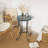 Patio Side Table with Shelf