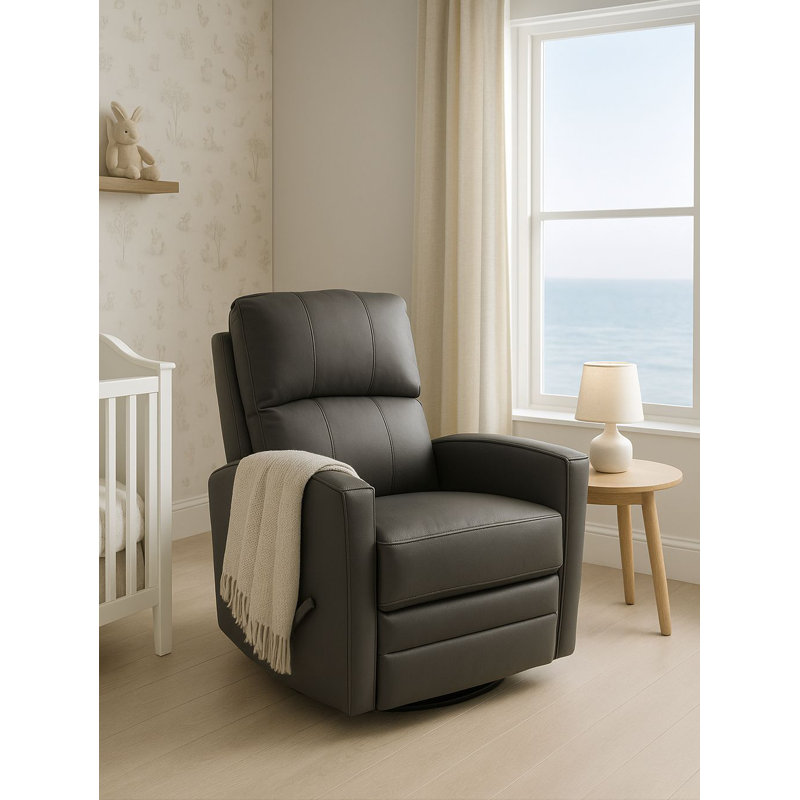 Fauteuil oscillant inclinable Thomas, Gris foncé