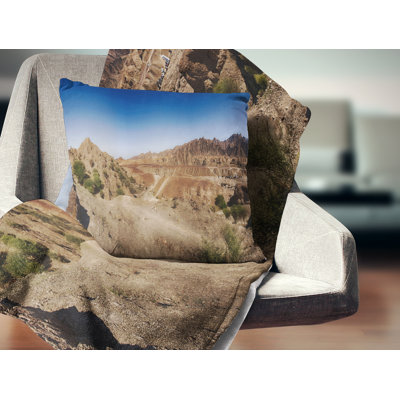 Coussin paysage de montagnes hattas de photos